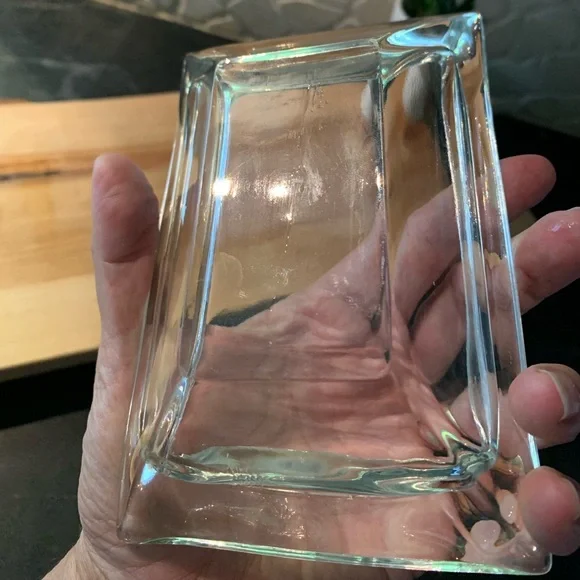 VINTAGE | Rectangular Glass Ashtray - Picture 3 of 7
